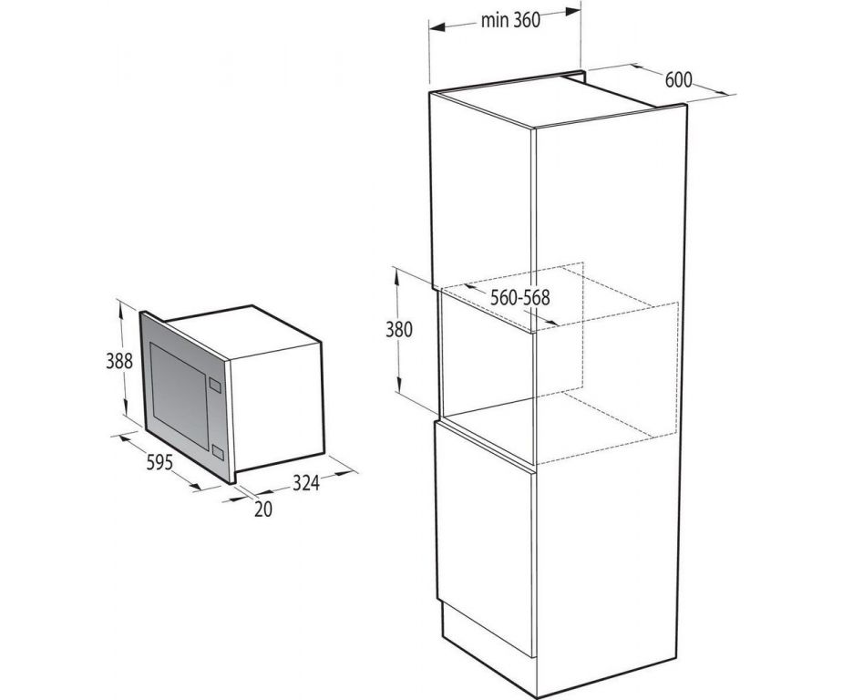 Микроволновая печь Gorenje BM201AG1X