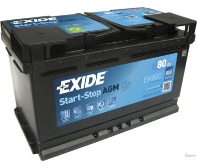   Exide Start-Stop AGM EK800 (80 /)