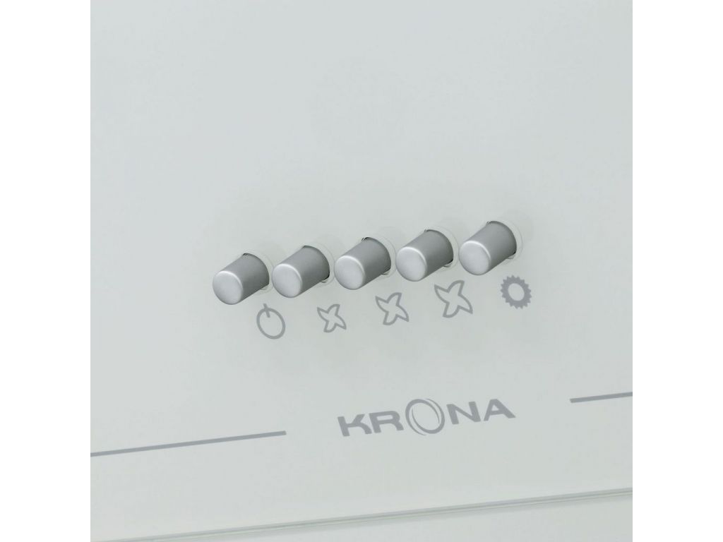 Кухонная вытяжка Krona Jina 600 PB (белый)