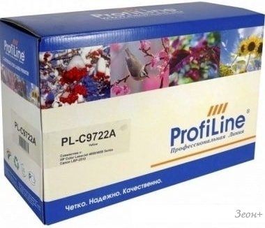 Картридж ProfiLine PL-C9722A-Y (аналог HP C9723A)