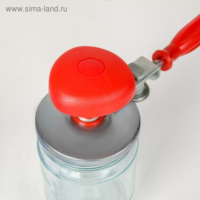 Закаточная машинка, винтовая, цвет красный
