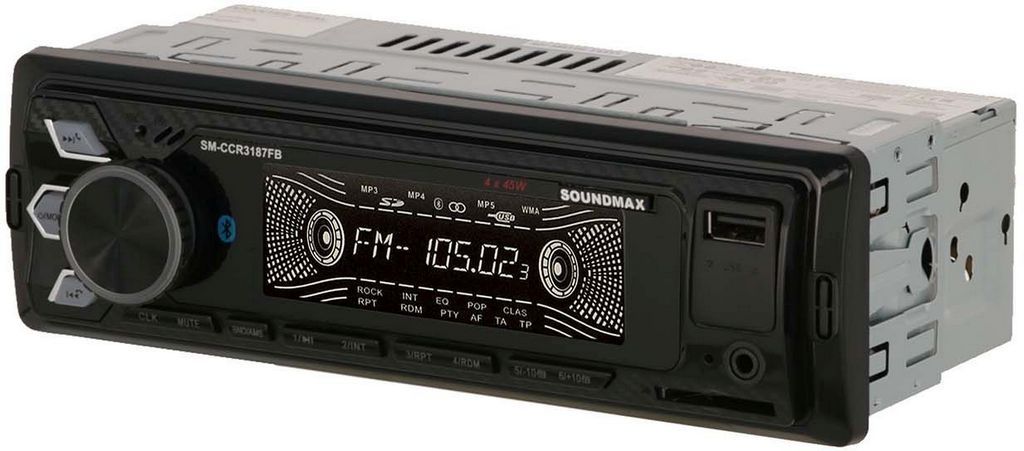 USB-магнитола Soundmax SM-CCR3187FB