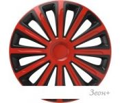 Набор колпаков на диски Versaco Trend 15" 15TRENDRB (4шт, красный/черный)