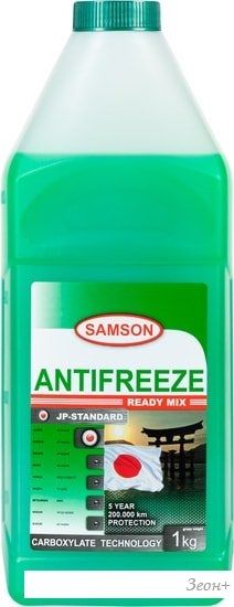 Антифриз Samson JP-STANDARD Green Ready Mix 1кг