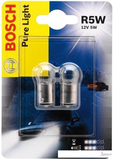 Галогенная лампа Bosch R5W Pure Light 2шт