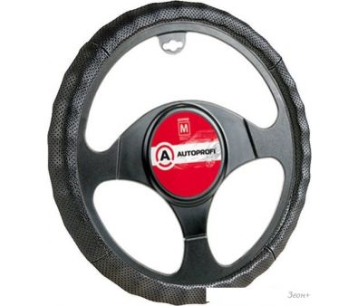 Оплетка на руль Autoprofi AP-396 BK (L) (черный)