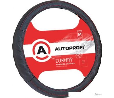 Оплетка на руль Autoprofi AP-1070 BK/BK (M) (черный)