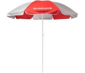Пляжный зонт Sundays HYB1812 (красный/серебристый)