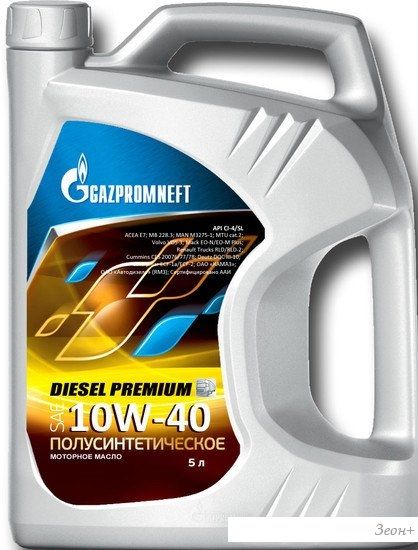 Моторное масло Gazpromneft Diesel Premium 10W-40 5л