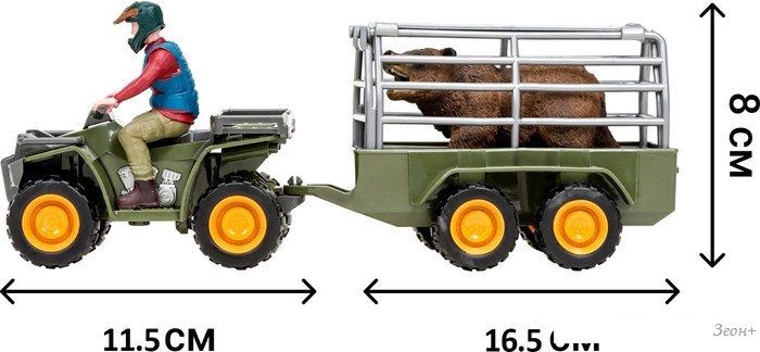 Игровой набор Masai Mara На ферме. Перевозка животных ММ205-021
