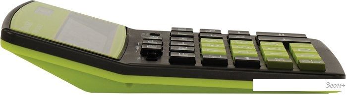 Бухгалтерский калькулятор BRAUBERG Extra Color-12-BKLG 250477 (черный/салатовый)