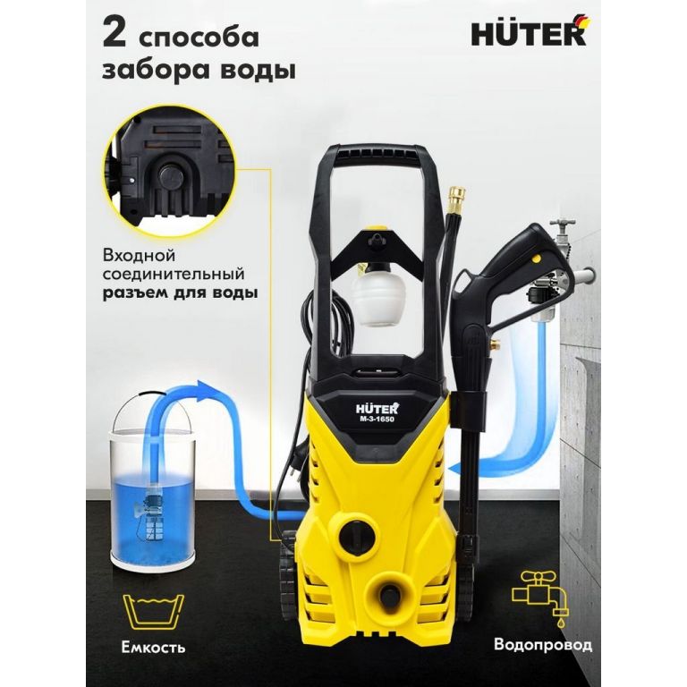 Мойка высокого давления Huter M-3-1650
