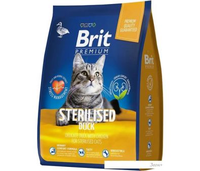 Сухой корм для кошек Brit Premium Cat Sterilized Duck & Chicken 400 г
