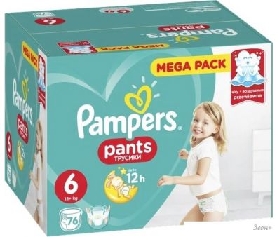 - Pampers Pants 6 Extra Large (76 )