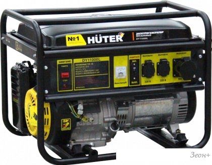 Бензиновый генератор Huter DY11000L