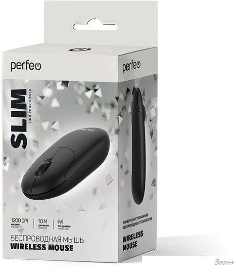 Мышь Perfeo Slim (черный)