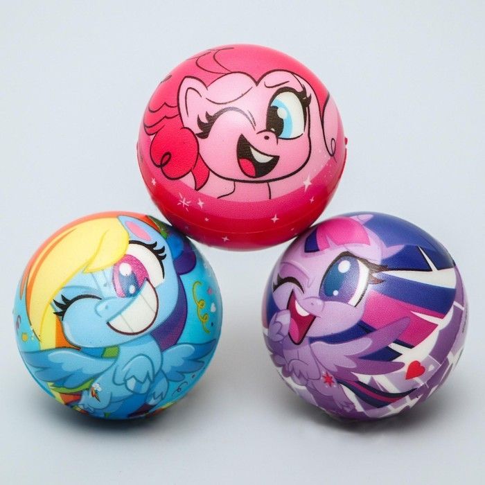 Мягкий мяч Пони My Little Pony 6,3см, микс 5395304