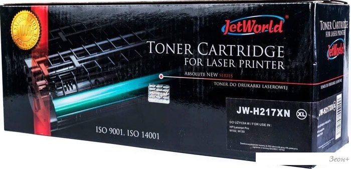 Картридж JetWorld JW-H217XN (аналог HP CF217X)
