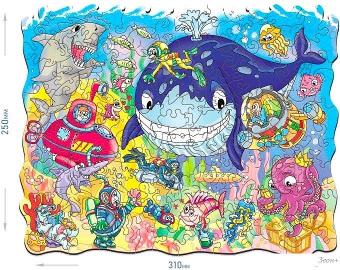 Мозаика/пазл Нескучные игры Fun Art Подводный мир