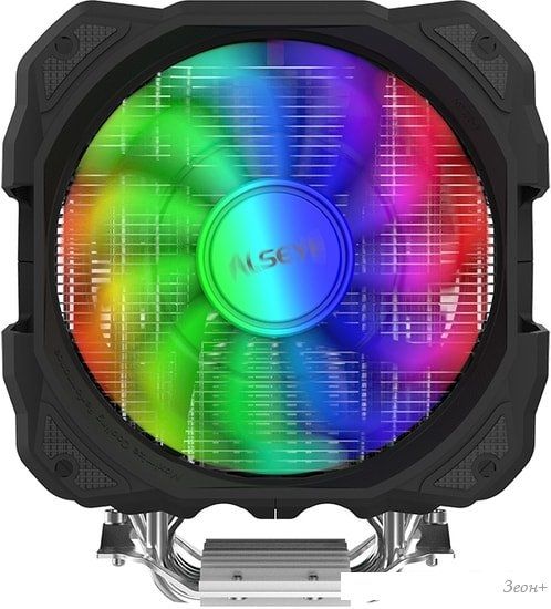 Кулер для процессора ALSEYE M120D Plus (черный)