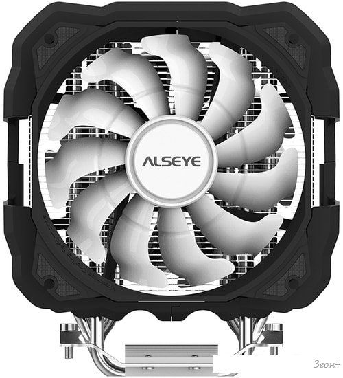 Кулер для процессора ALSEYE M120D Plus (черный)