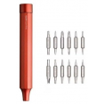 Набор бит Hoto Precision Screwdriver QWLSD004 (13 предметов) красный