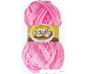 Набор пряжи для вязания Adelia Jane 50 г 227 м (белый/розовый/ярко-розовый, 3 мотка)