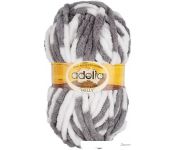 Набор для вязания Adelia Dolly 100 г 40 м (белый/серый, 2 мотка)