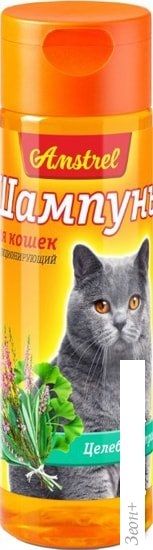 Шампунь Amstrel для кошек кондиционирующий с целебными травами 120 мл