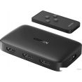 Переключатель Ugreen CM332 80125 4 x HDMI (с пультом ДУ, черный)