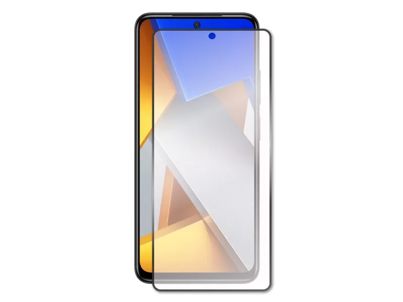 Защитное стекло Neypo для Xiaomi Poco M4 Pro 4G Full Glue Glass Black Frame NFGL50606