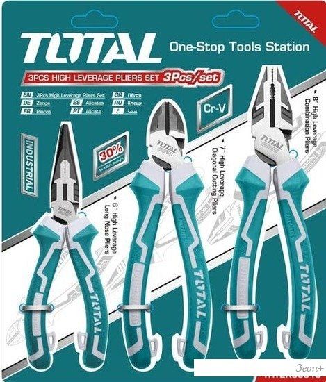 Набор пассатижей Total THT2K0301S (3 предмета)