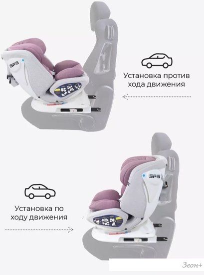 Детское автокресло Rant Nitro Isofix UB619 (серый/розовый)