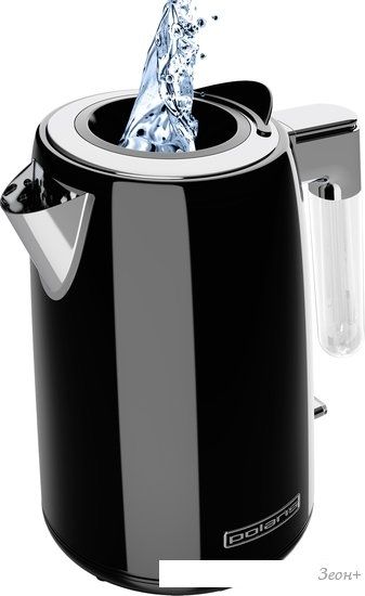 Электрический чайник Polaris PWK 1746CA Water Way Pro (черный)