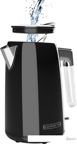 Электрический чайник Polaris PWK 1746CA Water Way Pro (черный)