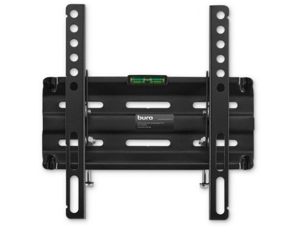 Кронштейн для телевизора Buro TL1S черный 15"-48" макс.25кг настенный наклон