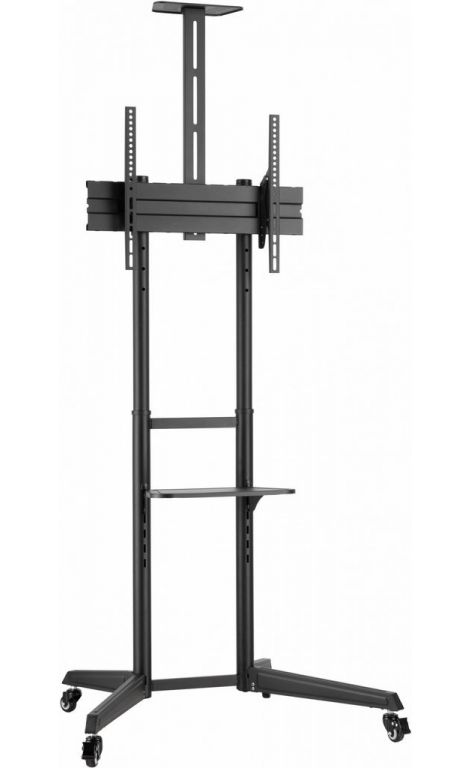 Подставка для телевизора Ultramounts UM 268 черный 37"-75" макс.50кг напольный мобильный