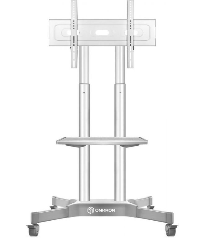 Стойка для телевизора Onkron TS1351 белый 32"-65" макс.50кг напольный мобильный