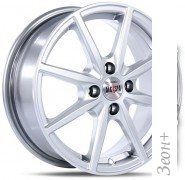   Alcasta M63 15x6" 4x100 DIA 60.1 ET 37 BKF