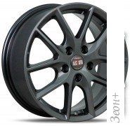   Alcasta M59 16x6.5" 5x110 DIA 65.1 ET 38 Black