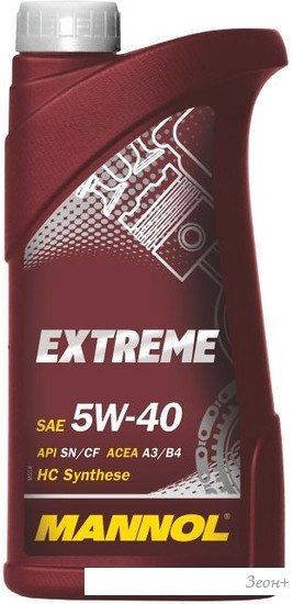 Моторное масло Mannol EXTREME 5W-40 1л