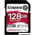 Карта памяти Kingston Canvas React Plus SDXC 128GB