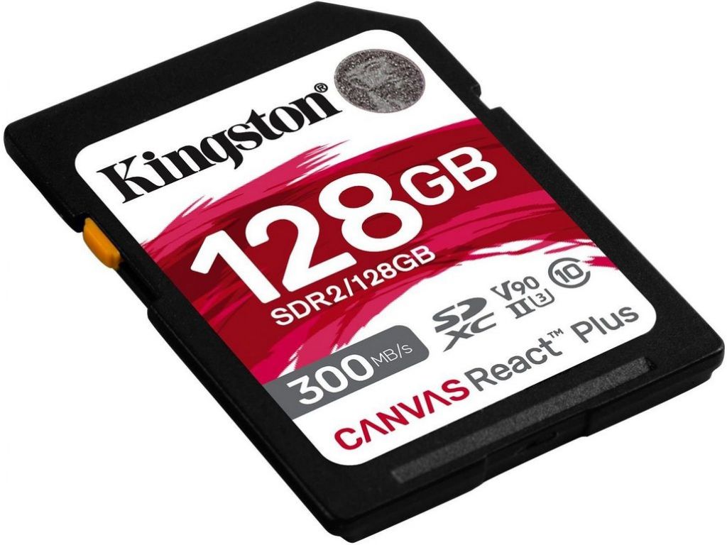 Карта памяти Kingston Canvas React Plus SDXC 128GB