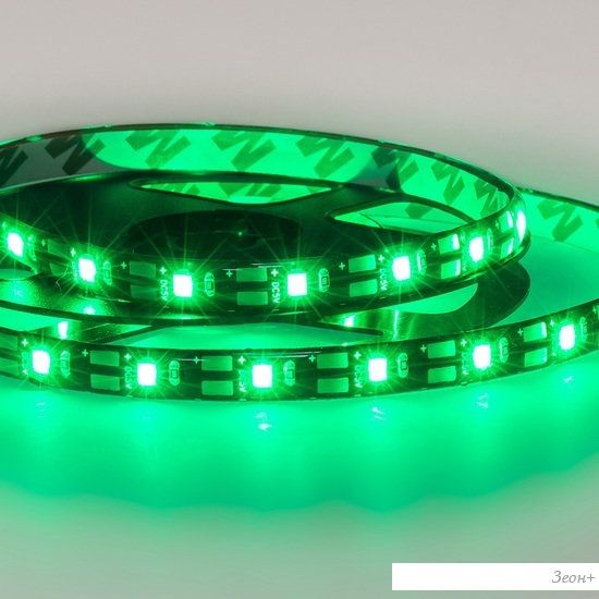 Светодиодная лента Lamper 1м с USB коннектором 5 В 8 мм IP65 SMD 2835 60 LED/m цвет свечения зеленый