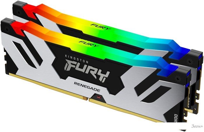 Оперативная память Kingston FURY Renegade RGB 2x16ГБ DDR5 6400МГц KF564C32RSAK2-32
