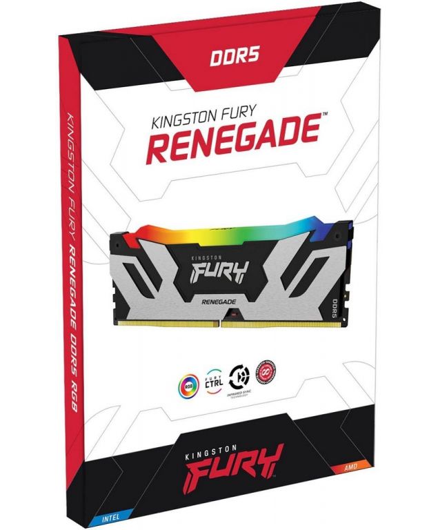 Оперативная память Kingston FURY Renegade RGB 2x16ГБ DDR5 6400МГц KF564C32RSAK2-32