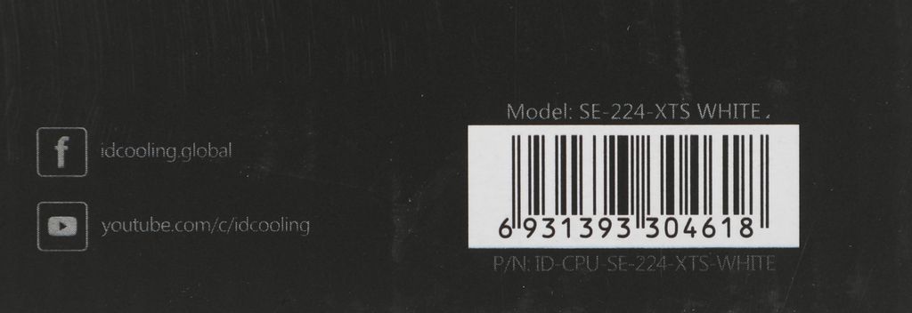 Кулер для процессора ID-Cooling SE-224-XTS White