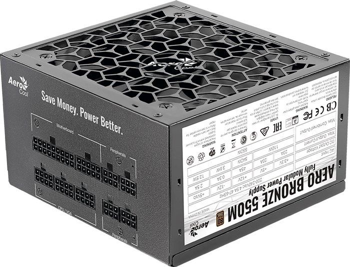 Блок питания AeroCool Aero Bronze 550M