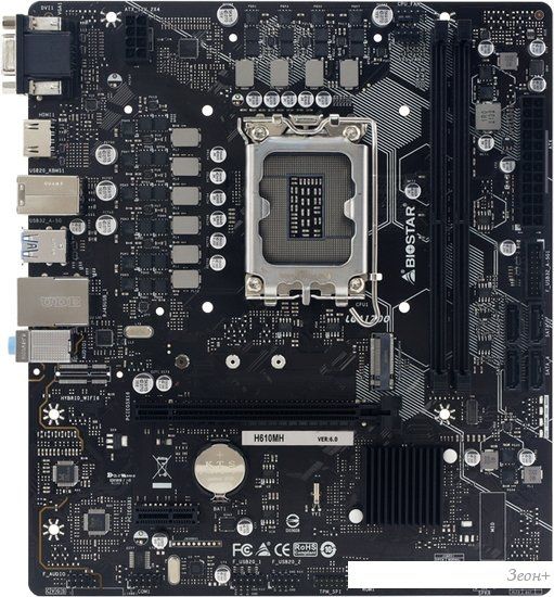 Материнская плата BIOSTAR H610MH Ver. 6.0