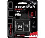   QUMO microSDHC QM8GMICSDHC10U1 8GB ( )
